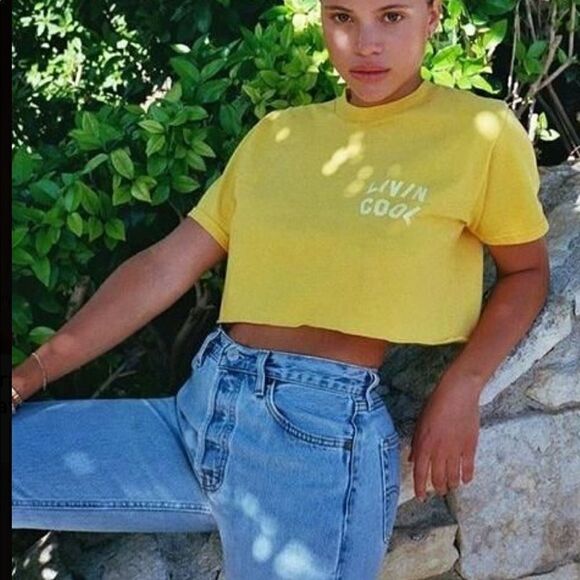 Bp Yellow Crop T-Shirt - Picture 11 of 12